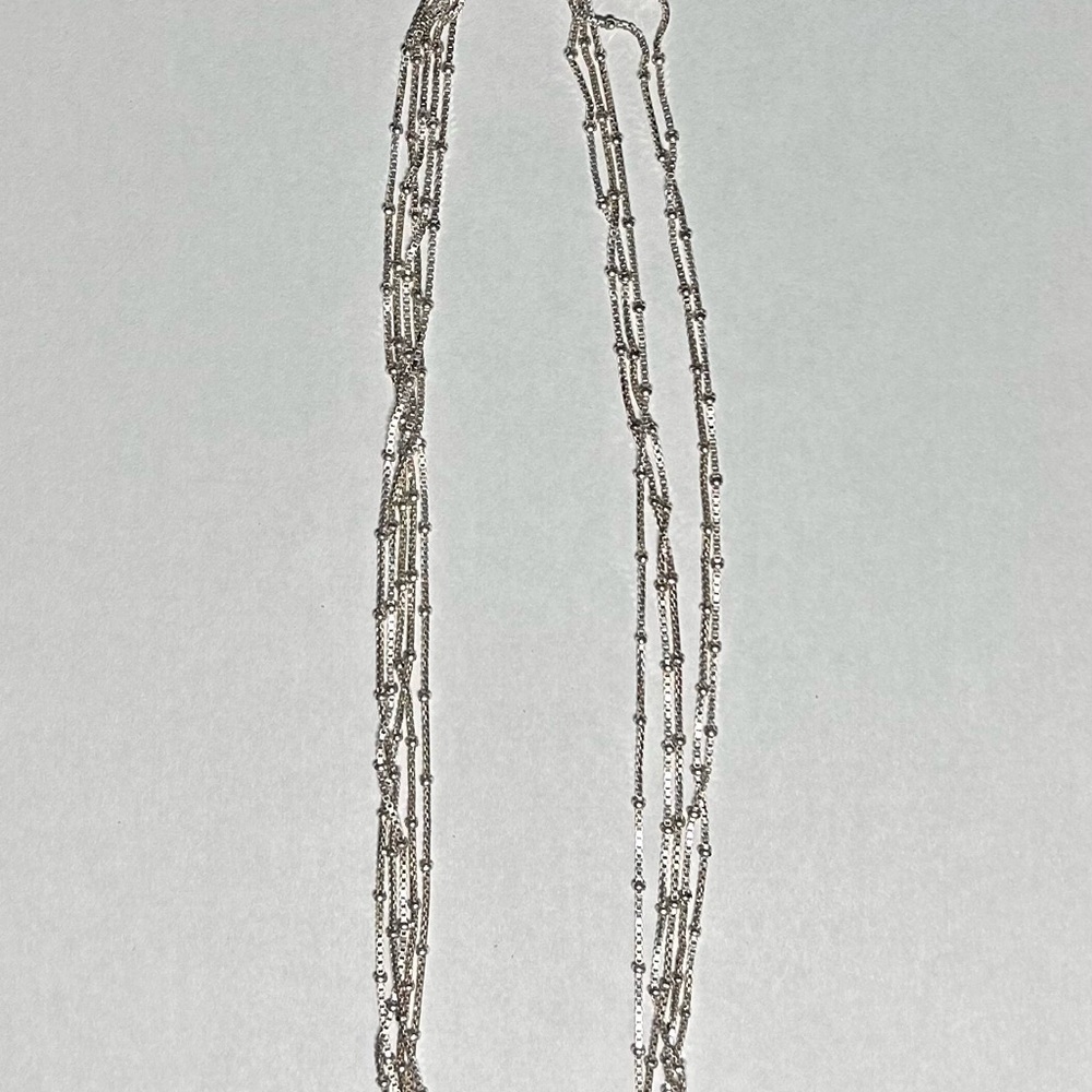 Birks Multi-Layer Sterling Silver Necklace | Unworn